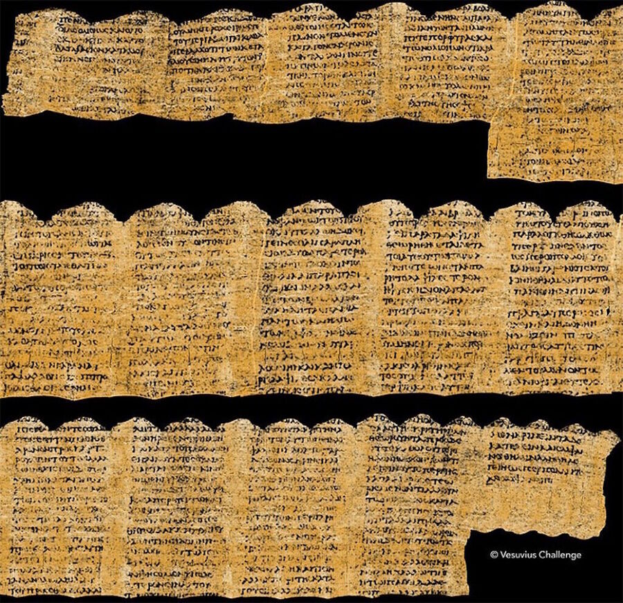 Herculaneum scroll