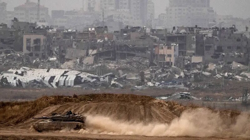 israel tank gaza destruction