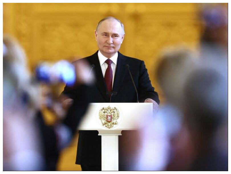 Vladimir Putin delivers his fifth inaugural address, May 7, 2024