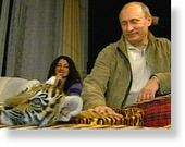 Putin and baby tiger