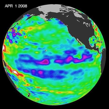 Click to enlarge La Nina