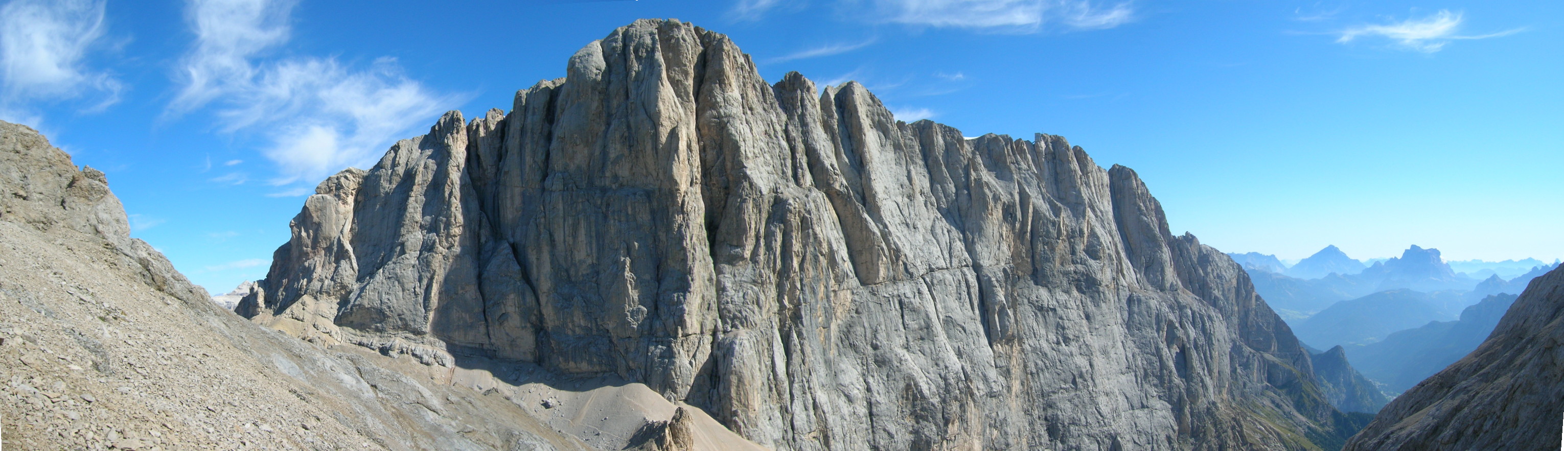 Click to enlarge Carbonate rocks in Italy