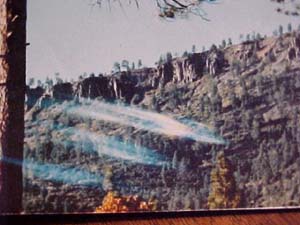 UFO entering Archuletta Mesa