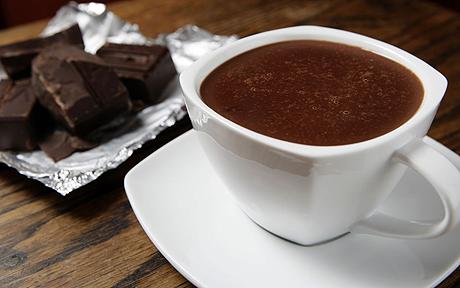 Click to enlarge hot cocoa drink