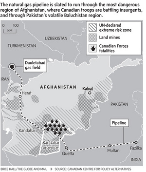 Click to enlarge Pipeline through Afghanistan