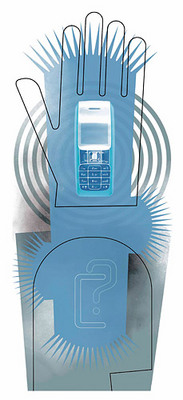 Click to enlarge Cellphone and brain