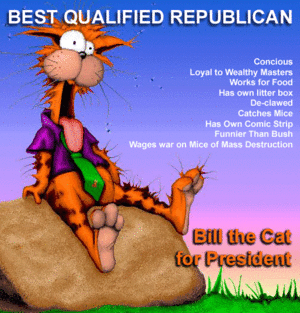 bill the cat for president