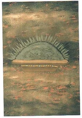 Click to enlarge painting of a UFO