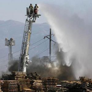 Utah recycling fire