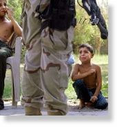 Iraqi kids crying