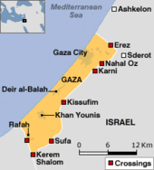 Click to enlarge Gaza map