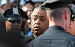 Click to enlarge Al Sharpton under arrest