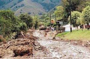 Costa Rica storm debris