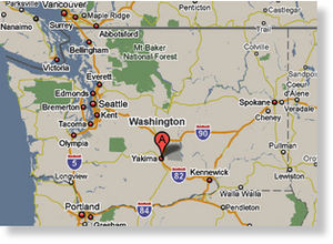 Click to enlarge Map of Washington
