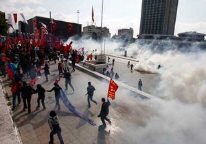 Istanbul riot IMF