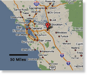 California area map