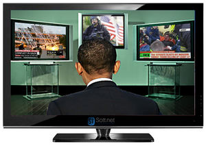 Click to enlarge Obama TV on TV