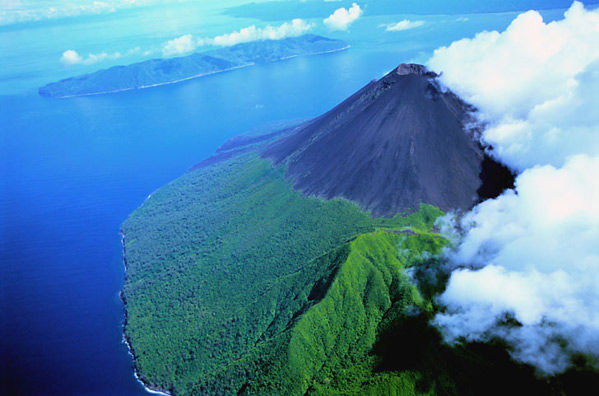 The Gaua volcano in Torba