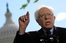 Click to enlarge Sen. Bernie Sanders of Vermont