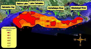 Click to enlarge dead zone map