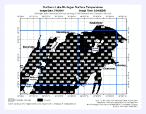 Satellite temperature data