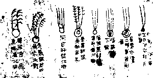 Han dynasty silk comet atlas