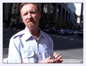 Jimmy Duncan with Meteorite