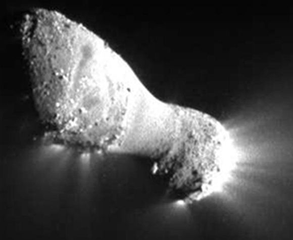 comets in space. comet-bomber space probe,
