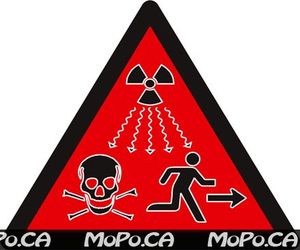 Click to enlarge UN radiation symbol