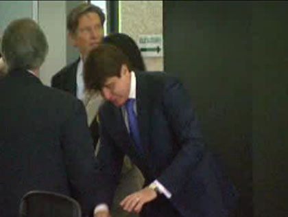 rod blagojevich retrial. Rod Blagojevich arrives at