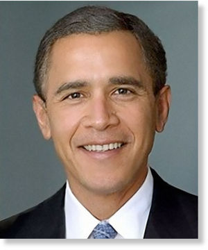 Click to enlarge Obama, George W.Bush