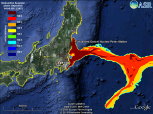 Click to enlarge map , radiation