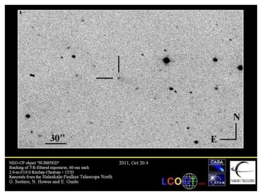 Click to enlarge New Comet