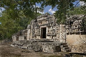 Click to enlarge Mayan ruins at Hochob, Campeche