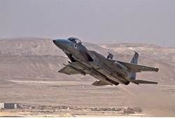 Click to enlarge Israeli jet