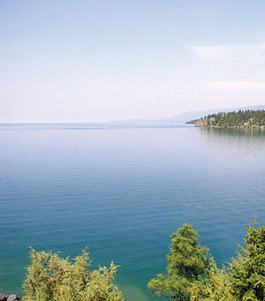 Click to enlarge Flathead lake