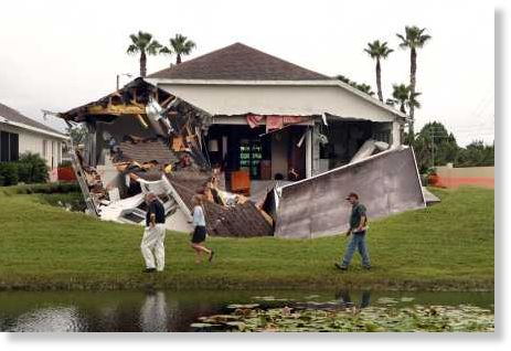 Sinkholes on Sinkhole Swallows Another Florida Home    Earth Changes    Sott Net
