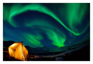 Click to enlarge Northern lights