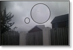 ufo and Irish helicopter