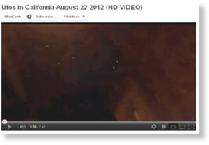 UFOs over California