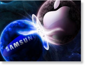 samsung, apple