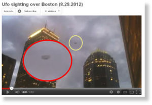 UFO over Boston