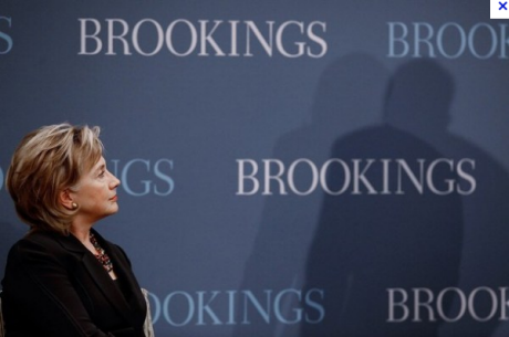 Click to enlarge Hillary Clinton Brookings Institution