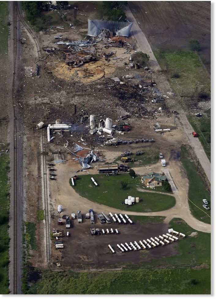 Post Explosion Aerial Aerial Explosion City Photo