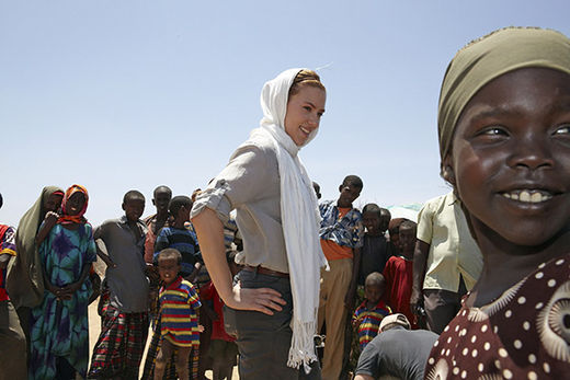 Scarlet Johanson in Kenya