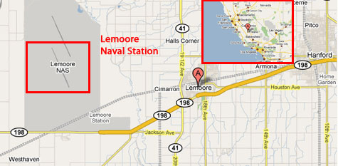 Click to enlarge Map of California coast