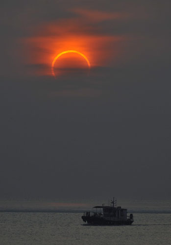 Annular eclipse Jan 15 2010