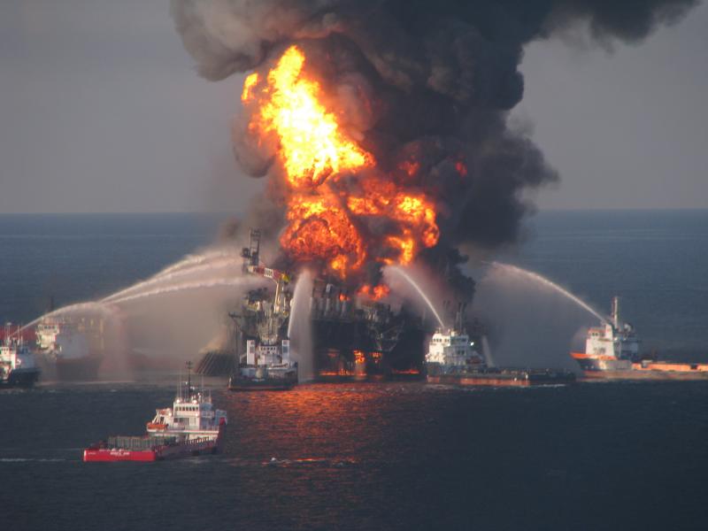 oil explosion