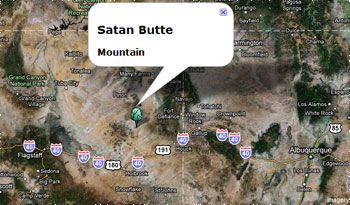 Click to enlarge Arizona area map