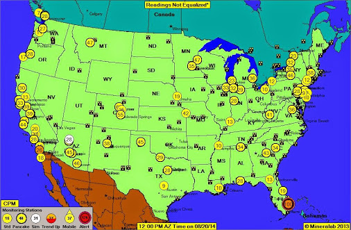USA nuclear radiation